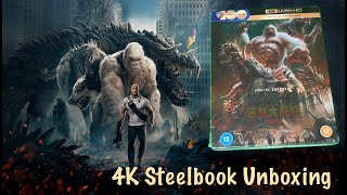 Rampage 4K Steelbook Unboxing [upl. by Ocana290]