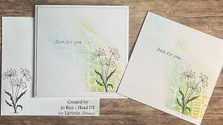 Coffee break Just For You by Jo Rice laviniastamps cardmaking [upl. by Ariem]