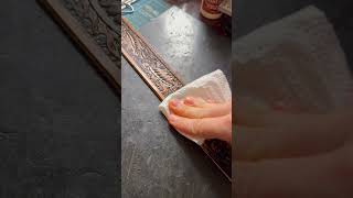 How I get this leather belt to look so pretty howto leathercraft [upl. by Davita]