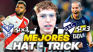 DAVOO XENEIZE REACCIONA A LOS MEJORES HATTRICK DEL FUTBOL ARGENTINO [upl. by Lonee]