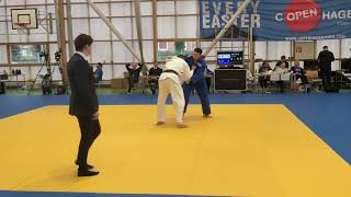 Ginas Jauceras CHAMPION in Copenhagen Open Judo 2018 second fight [upl. by Aihk]