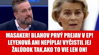 TOTO BOL MASAKER PRVÝ PREJAV BLAHU V EP Leyenovej vyčistil žalúdok ako to vie jedine on [upl. by Rriocard]