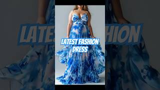 Maxirok met blauwe rozenprint en vloeiende mesh  fashion latest maxi forwomen womenwear [upl. by Burt150]