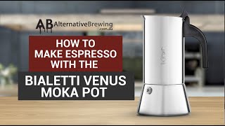 How To Use the Bialetti Venus Moka Pot Espresso Coffee [upl. by Liahus]