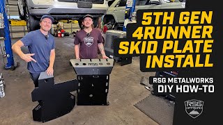 5th Gen 4Runner Skid Plate Install Guide  Featuring RSG Offroad  RSG Metalworks Skid Plates [upl. by Tav212]