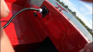 160 hewescraft sportsmanf70 yamaha red ater test [upl. by Sedgewick]