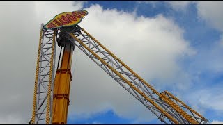 Montage jour 3 fête foraine Cherbourg 2018 [upl. by Ahsilav]