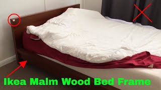 ✅ How To Use Ikea Malm Wood Bed Frame Review [upl. by Norehc493]