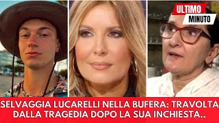 Selvaggia Lucarelli nella bufera travolta dalla tragedia della ristoratrice morta dopo linchiesta [upl. by Comfort]