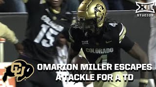 Omarion Miller Escapes a Tackle for a 58Yard TD [upl. by Gnok]