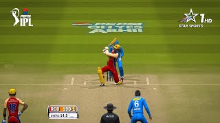 Chris Gayle 175 66 IPL 2013  Cricket 24  Real Commentary  BroDow Gaming BG [upl. by Annair418]