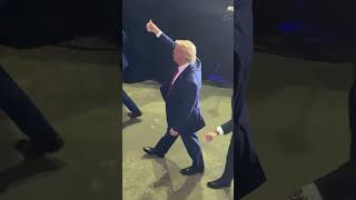 Shocking moment a cell phone is THROWN at Trump [upl. by Eelah444]