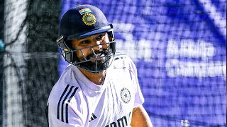 Cricket LIVE  Barodas 349 Rohit batting in the middle order AshwinJadejas place in the team [upl. by Yeliac]