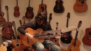 Horst Lederer Contra guitar  Schrammel guitar  Vienna Stauffer Style  a great piece of art [upl. by Yecam]