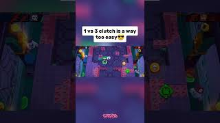 3 vs 1 duells🔥 brawlstars shorts viralvideo clutch [upl. by Marleah61]