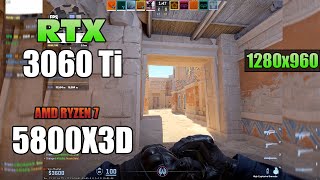 CS2  R7 5800X3D  RTX 3060 Ti  S1mple Video Settings  1280x960 [upl. by Takara]