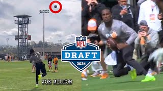 EVERY THROW Joe Milton FULL NFL Pro Day🔥 “STRONGEST ARM IN 2024 NFL Draft” ROCKET LAUNCHES [upl. by Niwle905]