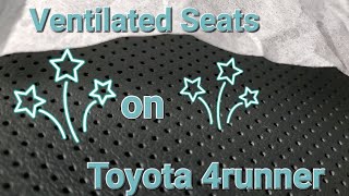 Hows the 4runner Ventilated Seats Raw video [upl. by Ayhtnic741]