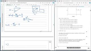 Mechanics 2 InternationalA Level  October 2023 PastPaper Walkthrough [upl. by Onairam]