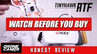 EMAX TINYHAWK RTF  WATCH BEFORE YOU BUY  Honest Review Flights Pros amp Cons [upl. by Aihsyak]