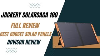 Jackery SolarSaga 100 FULL REVIEW 2024 [upl. by Thais]