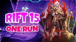 RIFT LV15 One Run Clear l Epic Seven [upl. by Aetnahc]