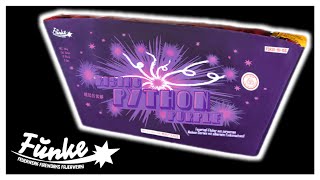 Funke Rising Python Purple  WOW was für eine unglaublich starke Feuerwerk Single Row [upl. by Art1]