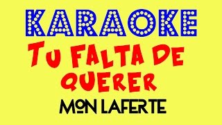 Tu Falta De Querer  Mon Laferte Karaoke Ukulele [upl. by Cerelly]