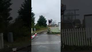 Possibly a faulty alarm Cookham station level crossing Cookham Berkshire England [upl. by Gefell]