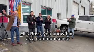 WATCH As Pierre Poilievre officially announces Ellis Ross as our Conservative Party of Canada [upl. by Holli]