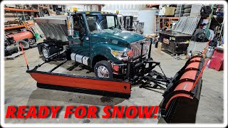 Our New Snow Plow Truck Is Done [upl. by Ymac37]