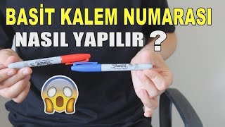 RENK DEĞİŞTİREN KALEM NUMARASI NASIL YAPILIR   Kalem ile sihirbazlık yapmak Batuhan Yılmaz [upl. by Eesdnil366]