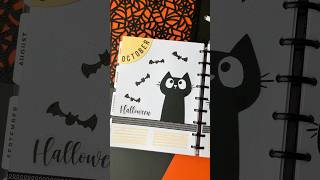 Fun Halloween Planner spread halloweencraft planwithme [upl. by Zelma30]