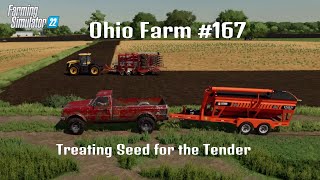 OHIO FARM 167  Treating Seed for the Tender  Farming Simulator 22 PS5 Lets Play FS22 [upl. by Uyekawa981]