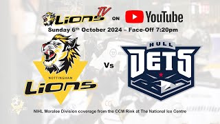 Nottingham Lions v Hull Jets LIVE [upl. by Anerdna]