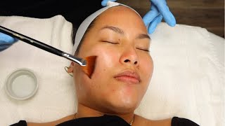 HOW TO APPLY 35 GLYCOLIC ACID GEL  ADVANCED SKINCARE TRAINING  MONTARBO SKINCARE [upl. by Hetty]