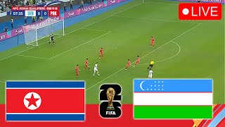 🔴 NORTH KOREA VS UZBEKISTAN LIVE  Asian World Cup Qualifiers 2425 Full Match Stream PES 2021 [upl. by Tedra969]