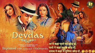 Devdas 2002 Movie Explained In Hindi  Devdas Full Movie Explained With Dialogue [upl. by Anniahs]