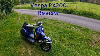 Vespa PX200 ride and impressions [upl. by Argella625]