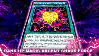 【YGOPRO】Rank Up Magic Argent Chaos Force Deck YugiohEDOPro [upl. by Siravat]