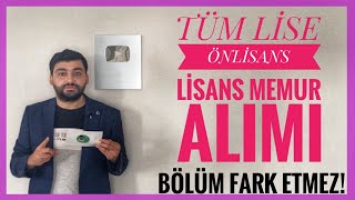 TÜM LİSE ÖNLİSANS LİSANS MEMUR ALIMI  HERKES BAŞVURU YAPABİLİR HSK 27 MEMUR ALIMI [upl. by Temp625]