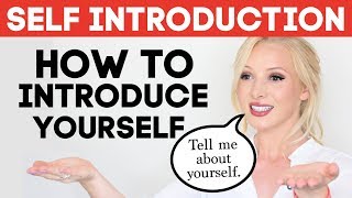 SELF INTRODUCTION  How to Introduce Yourself in English  Tell Me About Yourself Interview Answer [upl. by Dafodil]