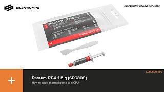 Pactum PT4 15 g SPC309  How to apply thermal paste to a CPU [upl. by Elrod]