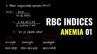 RBC Indices  PCV  RCC  Hb  MCV  MCH  MCHC  Anemia 01  Pathology MBBS IOM [upl. by Adnarem]