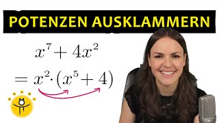 POTENZEN ausklammern – einfach erklärt Herausheben Terme [upl. by Aniretak]