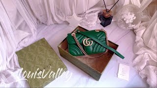 GG Marmont mini shoulder bag  Immersive Unboxing Video [upl. by Sined]