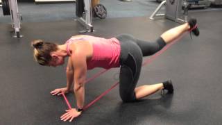 Training Glute kick back banded [upl. by Clarey]