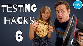 We tested Kitchen Hacks ft Making a Panini with an Iron [upl. by Sirret]