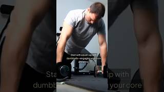 Renegade Rows Exercise With Dumbbell And Push Ups RenegadeRow [upl. by Jollanta]