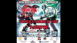 Breckenridge Vipers v Vail Yeti 3124 730p Mountain Hockey League [upl. by Llennoc]